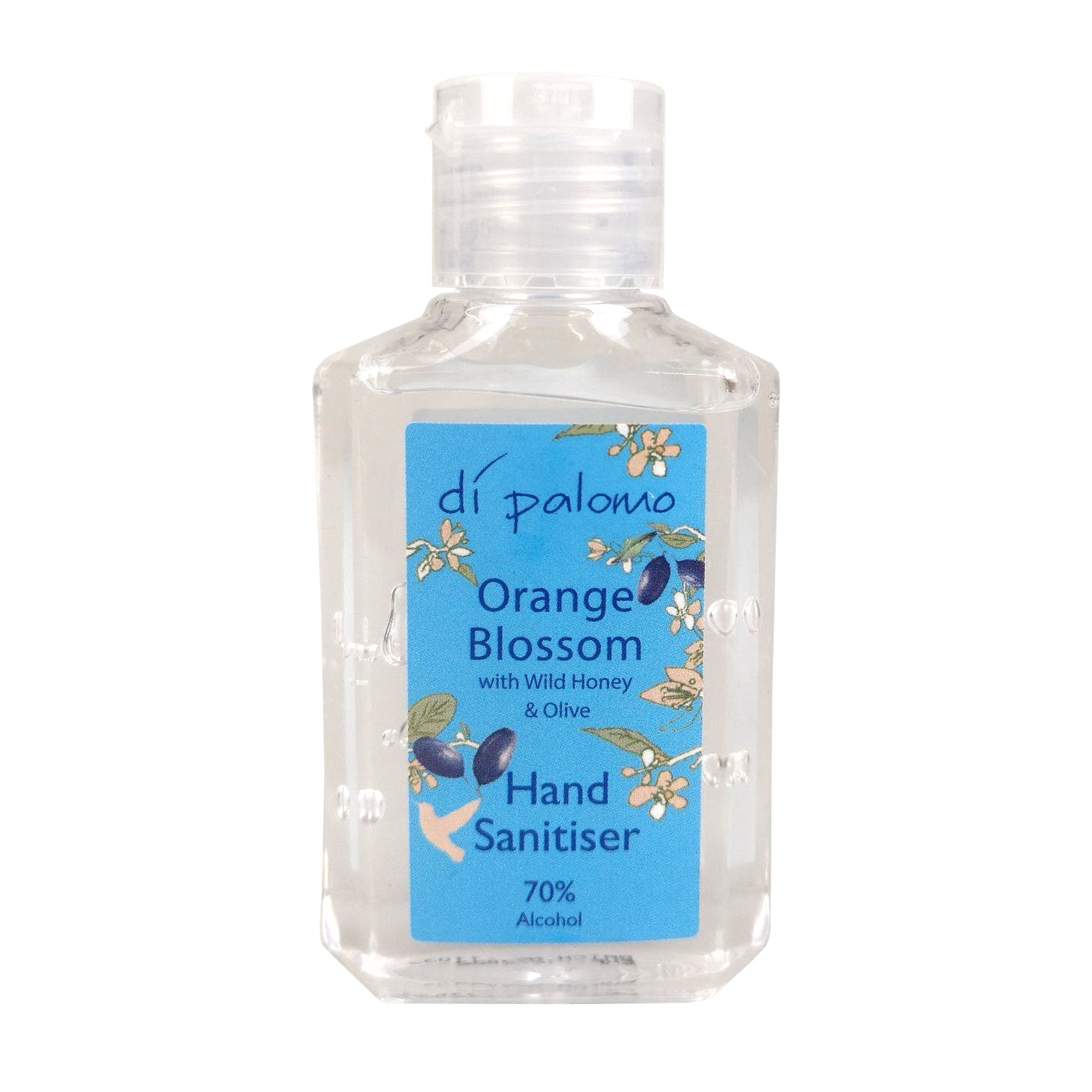 The perfect companion on the Go... Small and compact to fit in pockets and handbags, our Orange Blossom Hand Sanitiser is now a must have for any trip.It’s important to be able to sanitise on the go now, our formula can deliver the cleansing your hands need during busy days while the addition of aloe will moisturise and keep your skin from feeling dry.A must have for home life, work and trips out with friends.