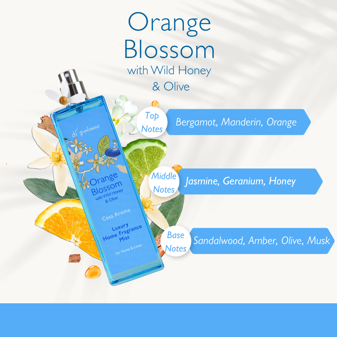 Luxury Home Fragrance Mist - Orange Blossom - 100ml