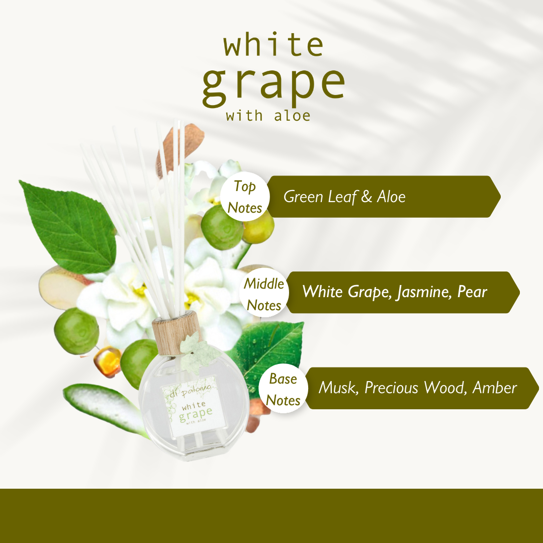 Fragrant Reed Diffuser - White Grape - 100ml