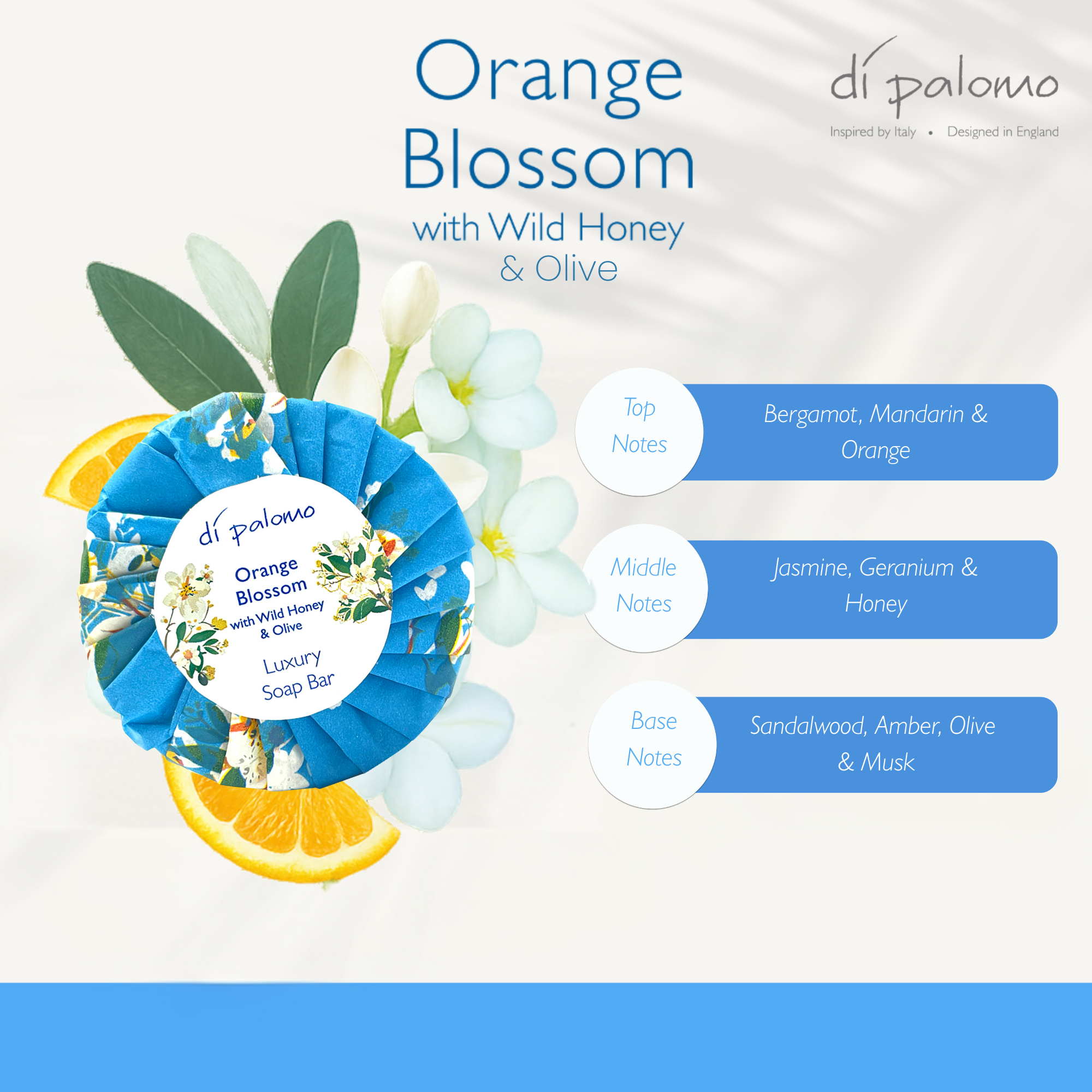 Luxury Soap Bar - Orange Blossom - 100g