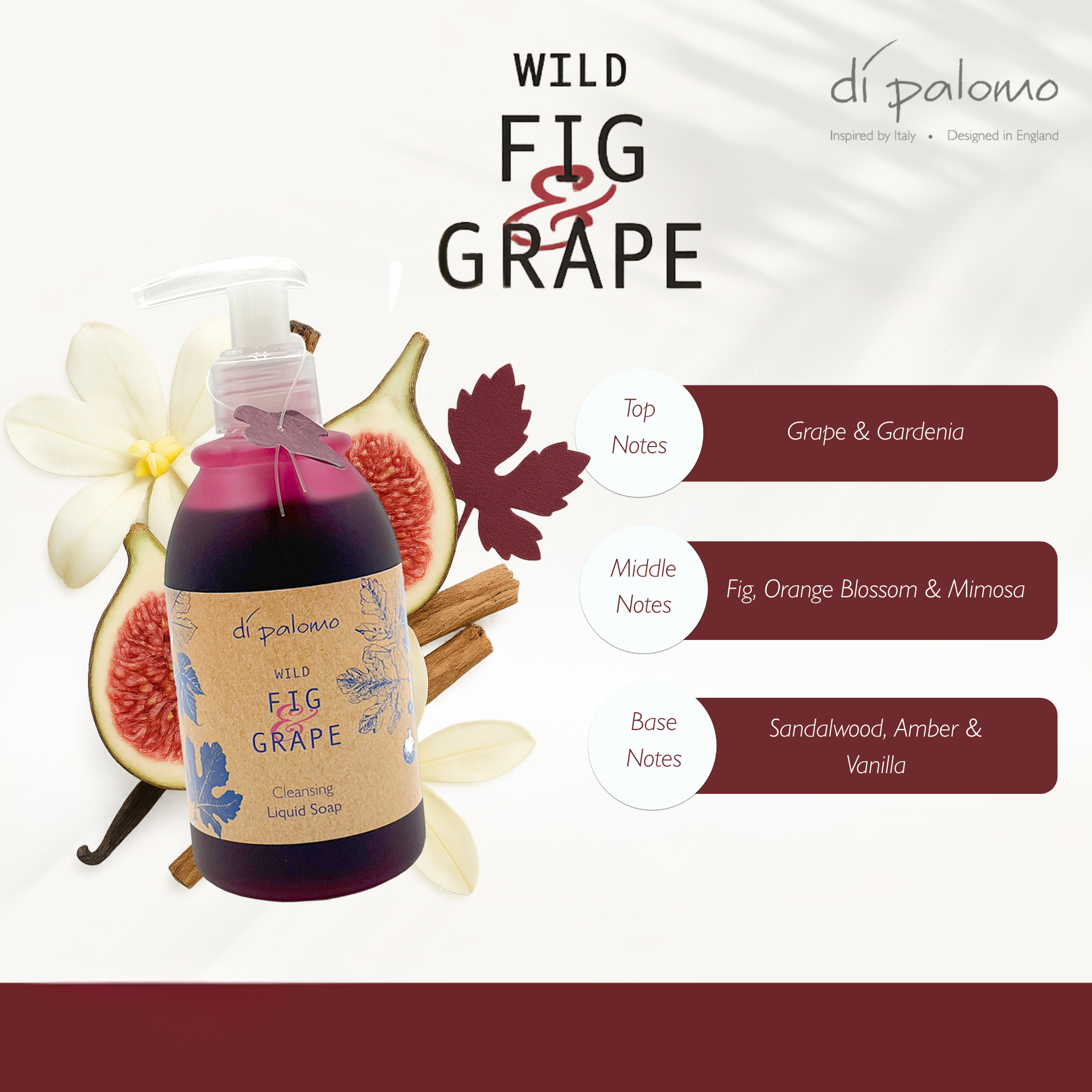 Liquid Soap - Wild Fig & Grape - 240ml