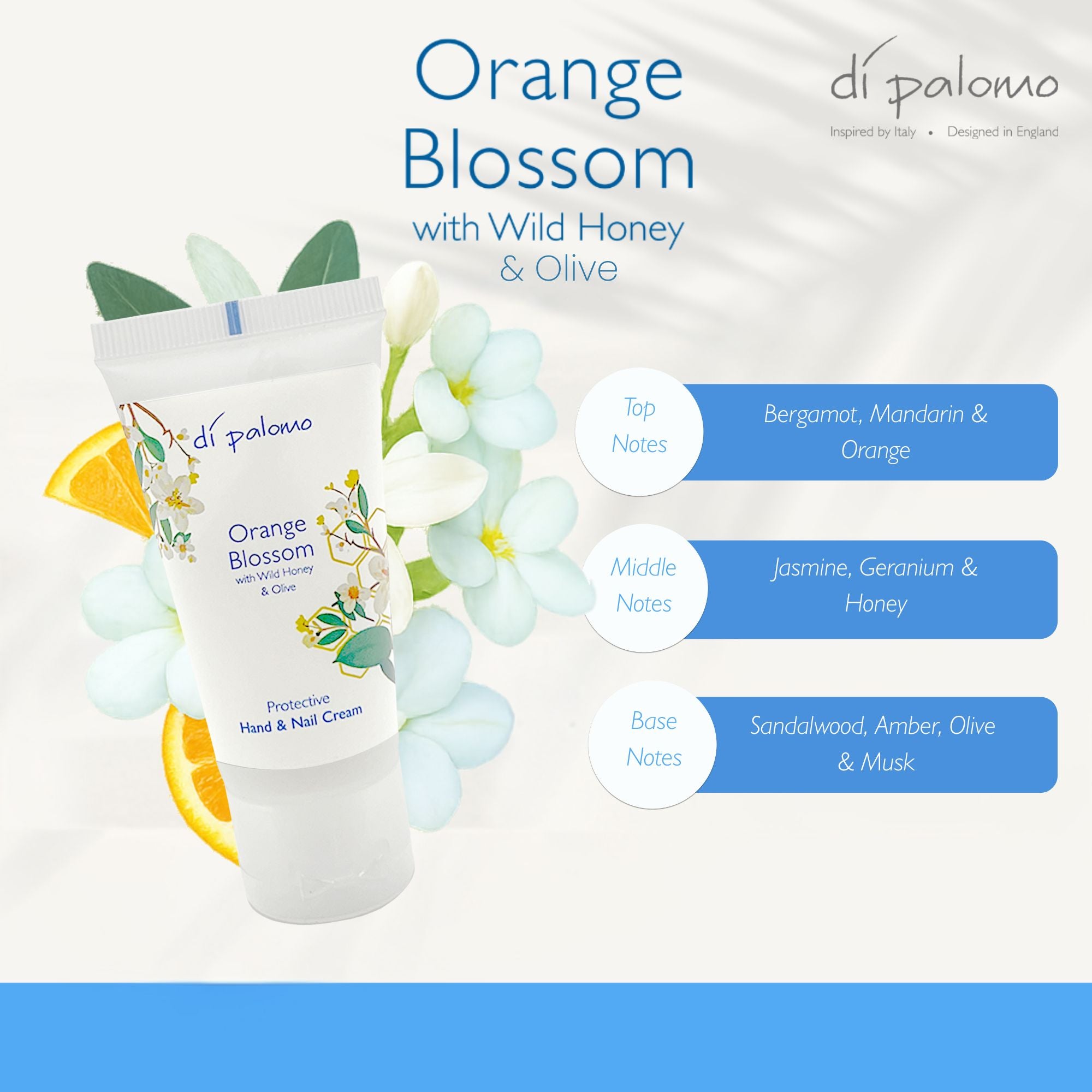 Hand & Nail Cream - Orange Blossom - 75ml