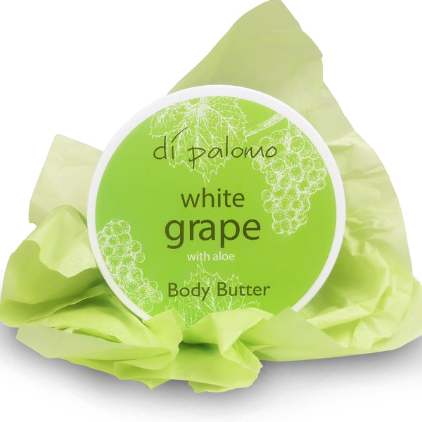 A luxuriously indulgent body butter blended using the finest ingredients of White Grape including shea butter, avocado oil and honey extract to truly nourish and leave even the driest of skin feeling soft, supple and radiant.  

Massage a generous amount into skin for a soft, smooth finish and deep re-hydration. All tied up in a gorgeous gift box, perfect for gifting…not that you will want to give it away!